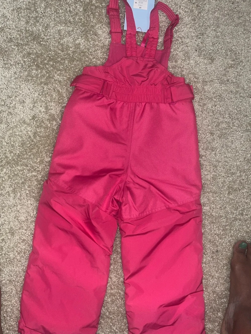 Cat & Jack Pink Kids Snow Overalls